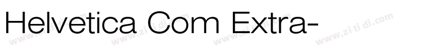 Helvetica Com Extra字体转换